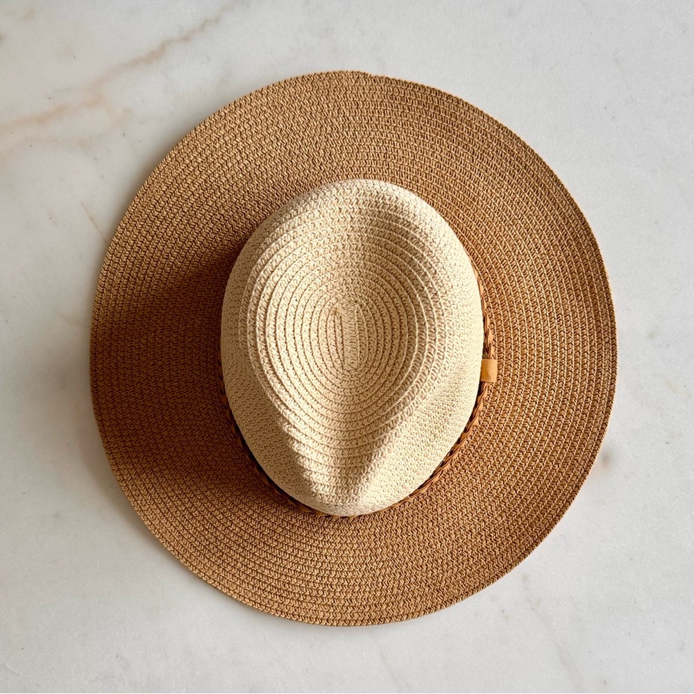 Wide Brim Straw Sun Hat